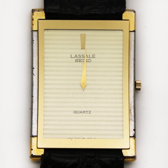 Seiko Lassale 1986 – Ultra Slim Gold-Plated Quartz, Boxed  Seiko Lassale  Vintage timepiece Ultra-Thin Watch